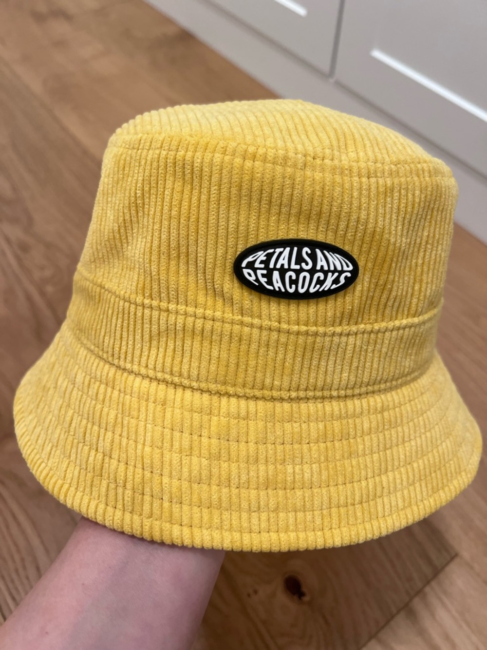 Yellow Corduroy Bucket Hat